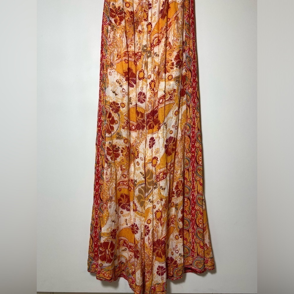 Free People Carmen Jumpsuit Off Shoulder Floral Wide Leg Size S - Picture 16 of 16